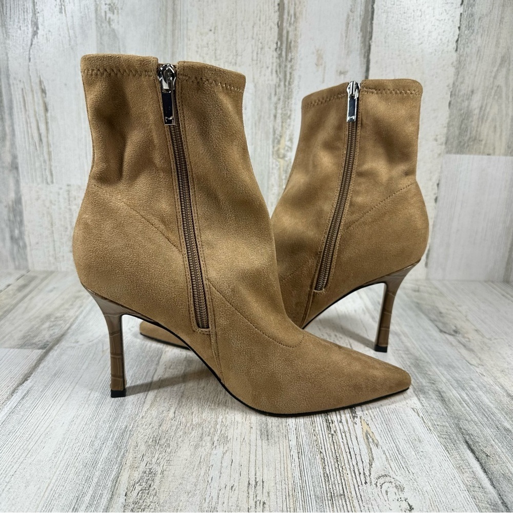 Marc Fisher Bootie Women's 8 Kellen Textile Upper Stiletto Heel Dress Old Money - Picture 8 of 12